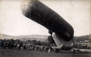 Austriacki balon obserwacyjny Parseval-Sigsfeld, front włoski (1916 r.)